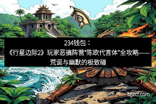 234钱包：《行星边际2》玩家恶搞阵营“陈欧代言体”全攻略——荒诞与幽默的极致碰撞